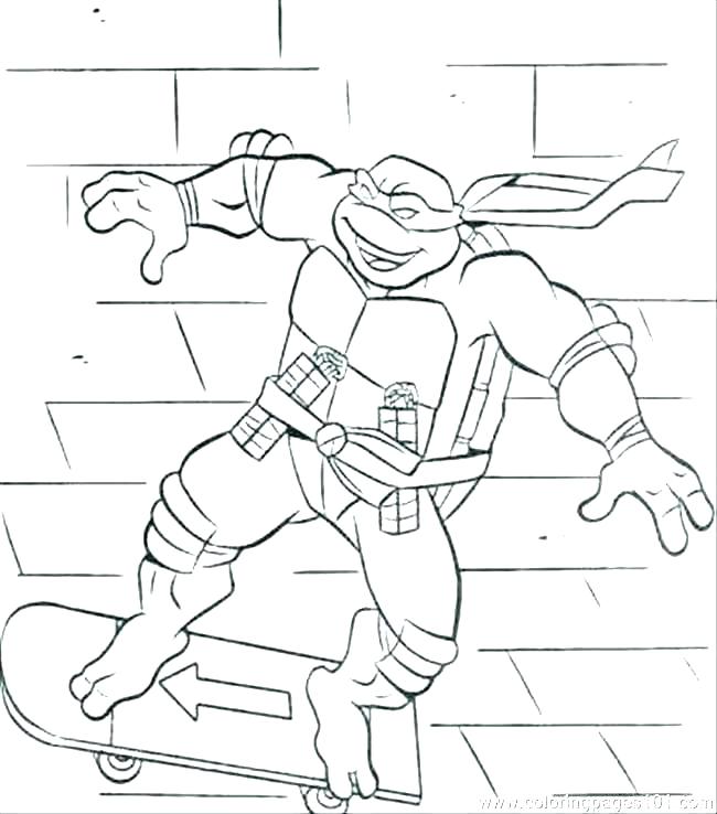 Ninja Turtle Christmas Coloring Pages at GetColorings.com | Free