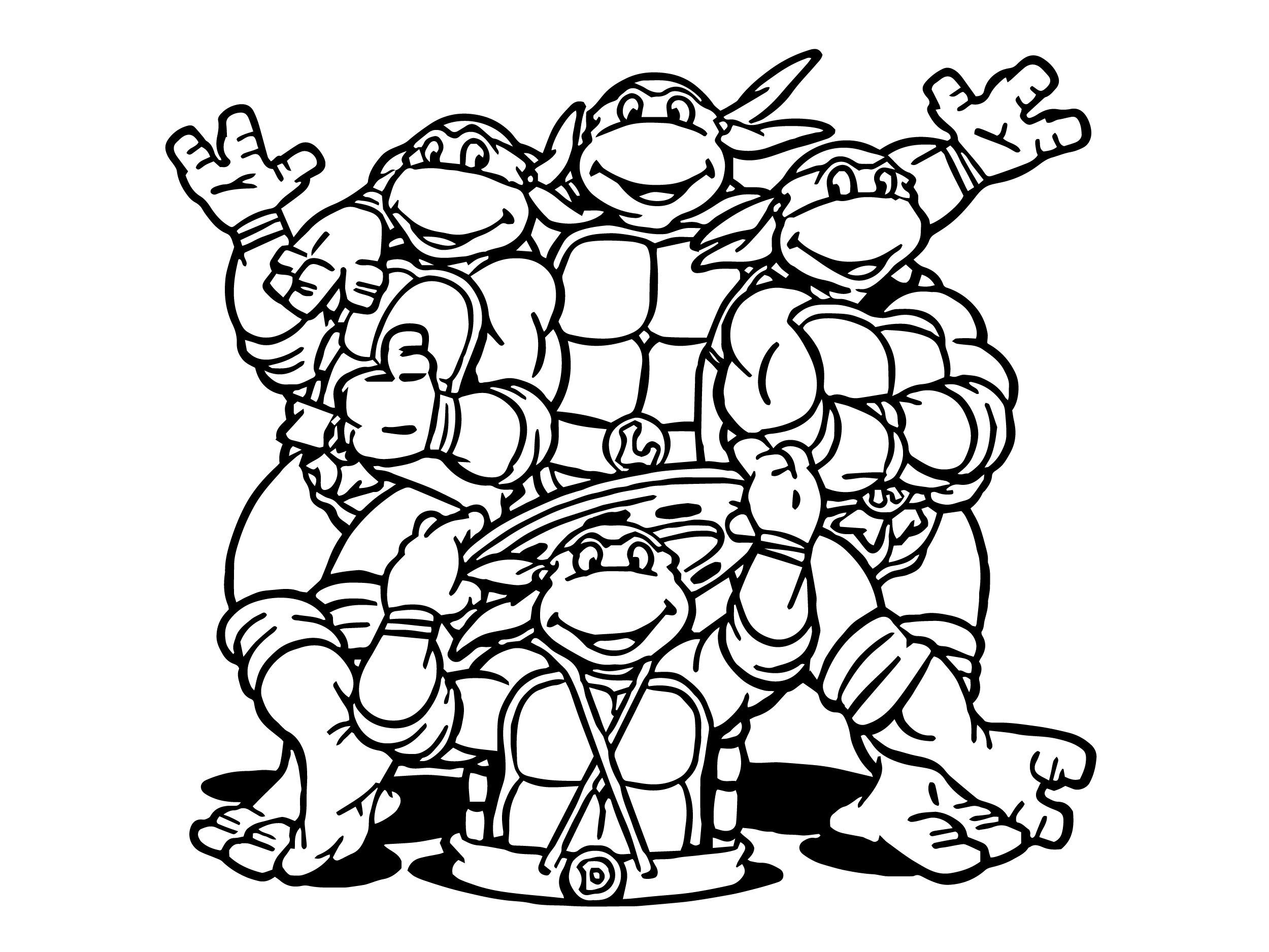 Ninja Turtle Coloring Pages Pdf At GetColorings Free Printable 