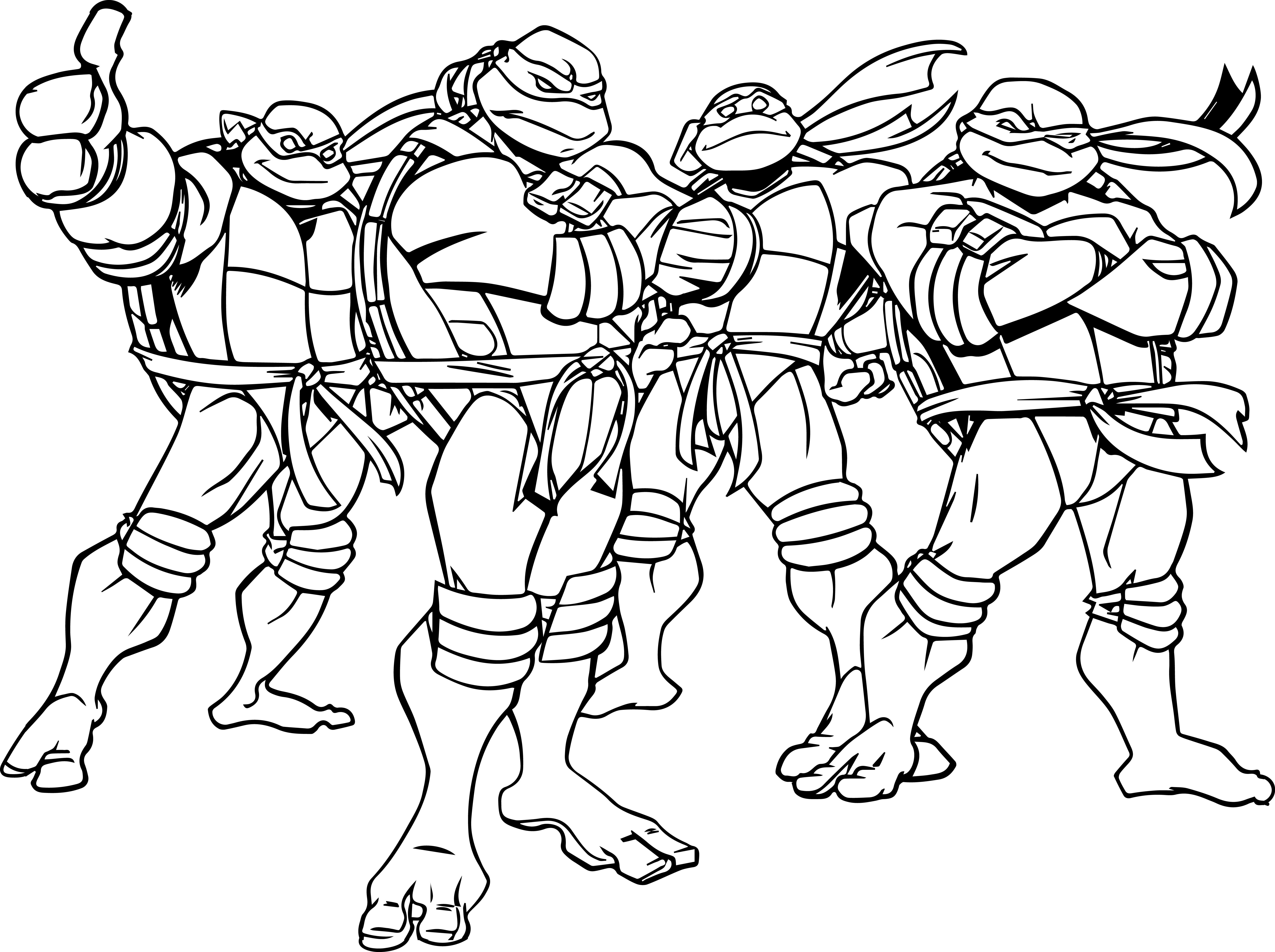 Ninja Turtle Coloring Pages Pdf At GetColorings Free Printable 