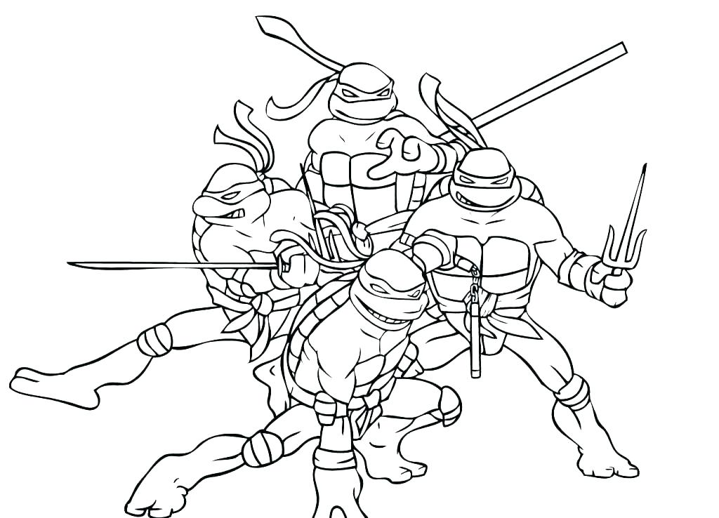 Ninja Turtles Coloring Pages Michelangelo at GetColorings.com | Free