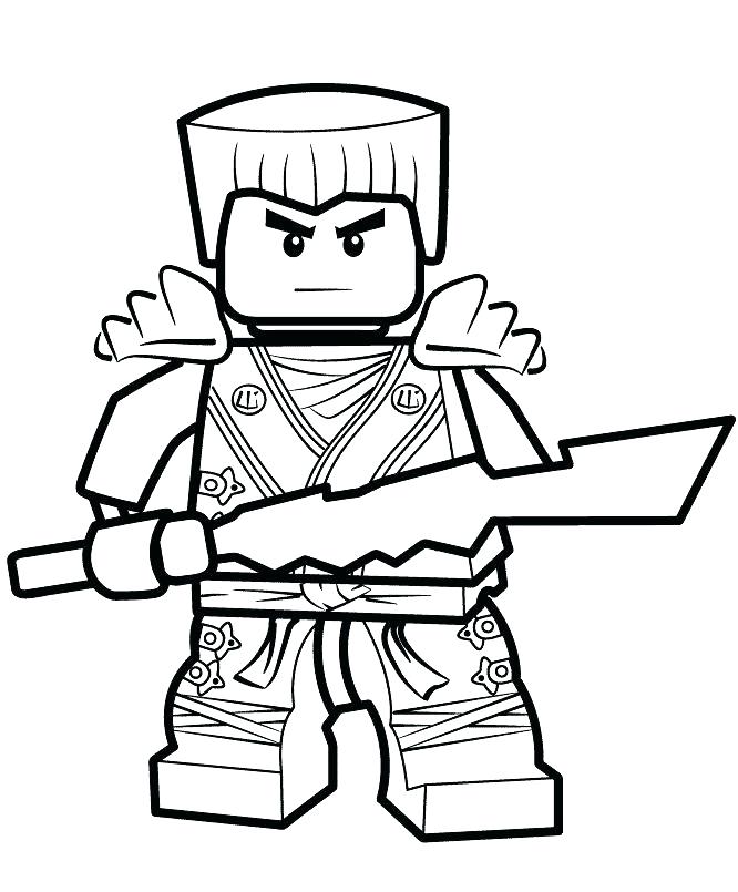 Ninjago Coloring Pages Golden Ninja At GetColorings Free 