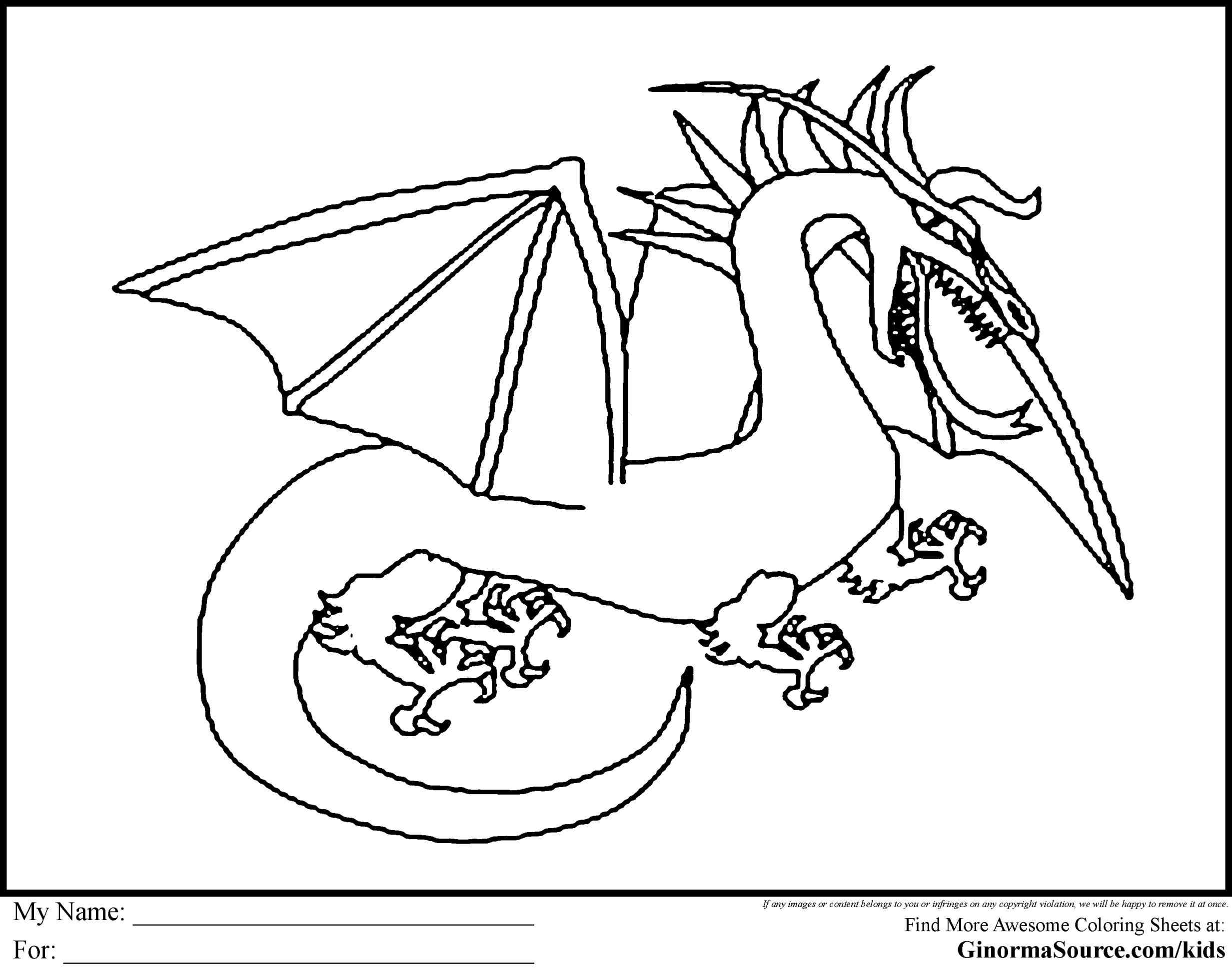Ninjago Dragon Coloring Pages At GetColorings Free Printable 