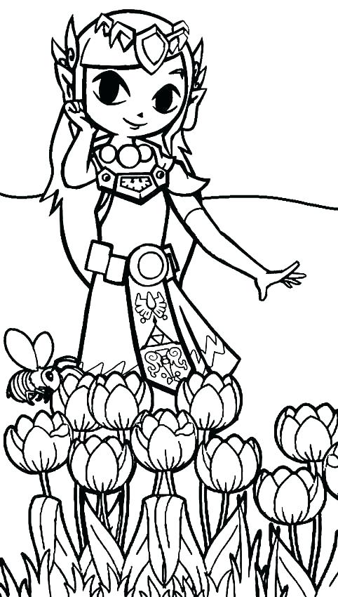zelda coloring nintendo princess legend characters printable colorings getcolorings cool2bkids getdrawings