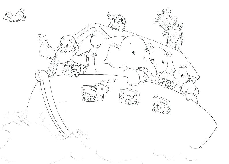 794x571 Noah Ark Coloring Page Pages Printable