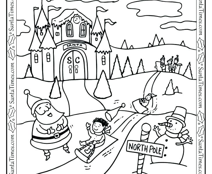 North Pole Coloring Pages at GetColorings.com | Free ...