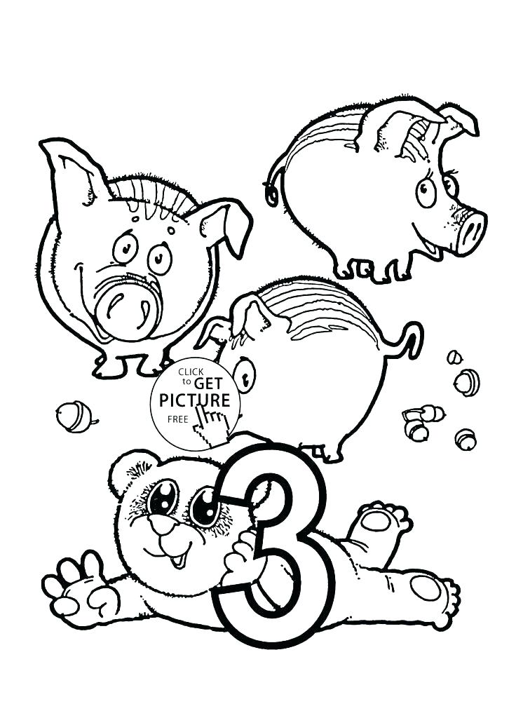 Number 3 Coloring Page at GetColorings.com | Free ...