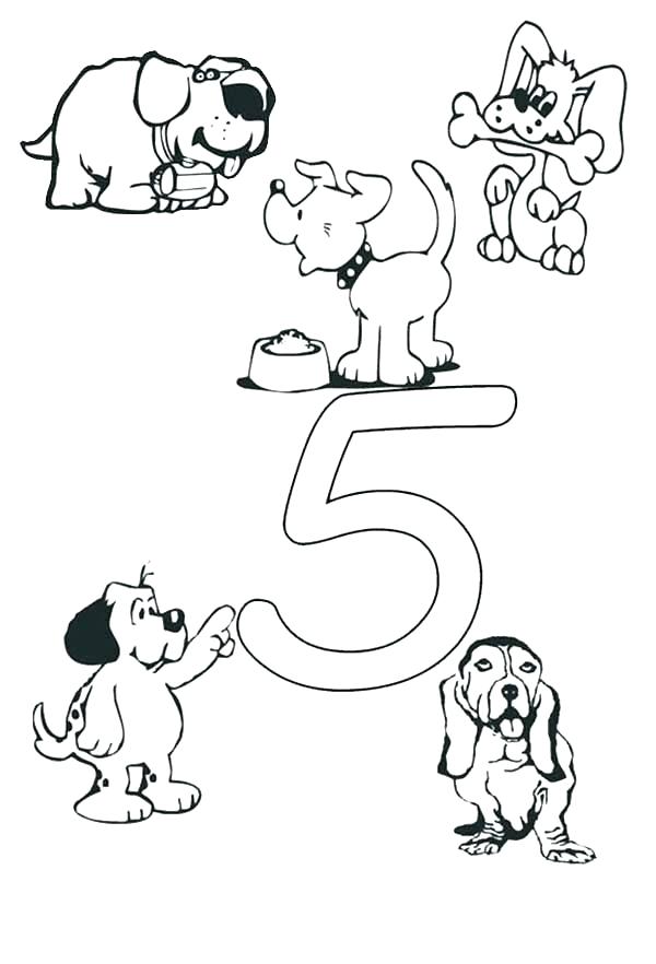 Number 5 Coloring Page at GetColorings.com | Free ...