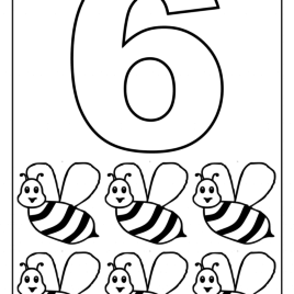 Number 6 Coloring Page at GetColorings.com | Free printable colorings