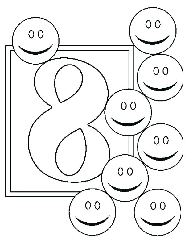 Number 8 Coloring Page At GetColorings Free Printable Colorings Pages To Print And Color