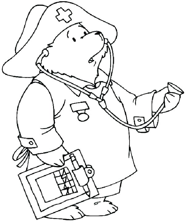 Nurse Coloring Pages For Preschool at GetColoringscom