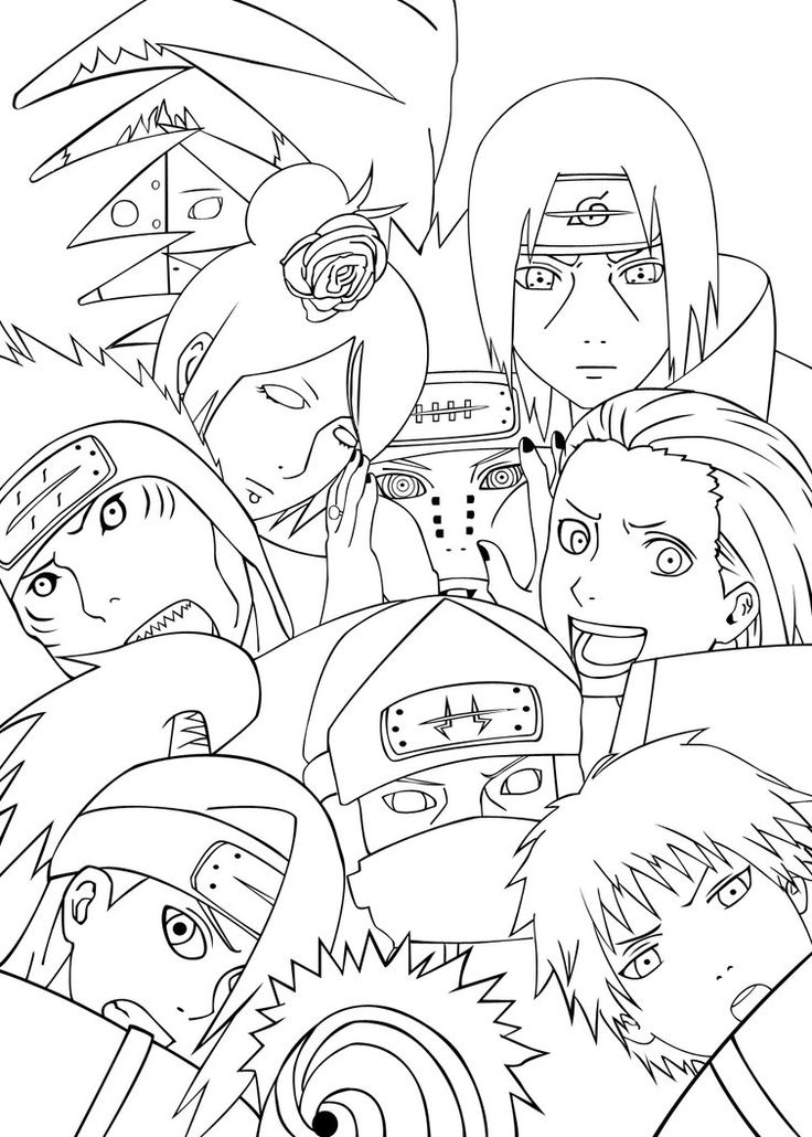 Obito Coloring Pages at GetColorings.com | Free printable colorings