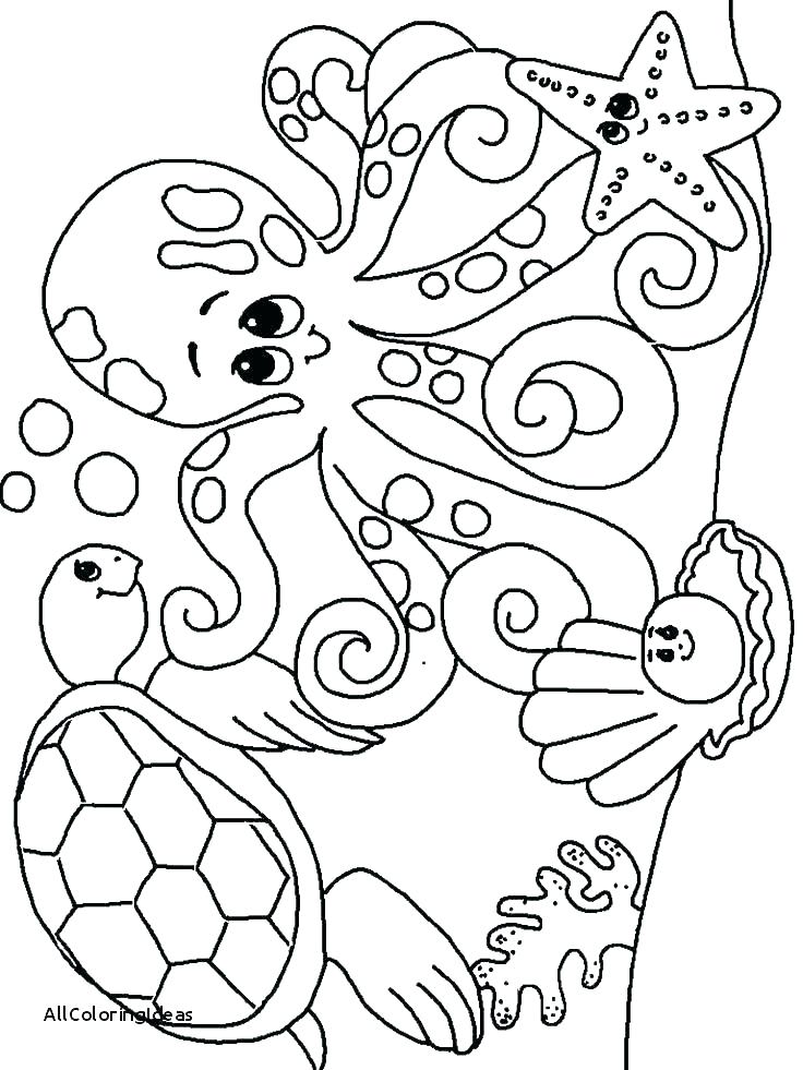 Ocean Life Coloring Pages at Free printable
