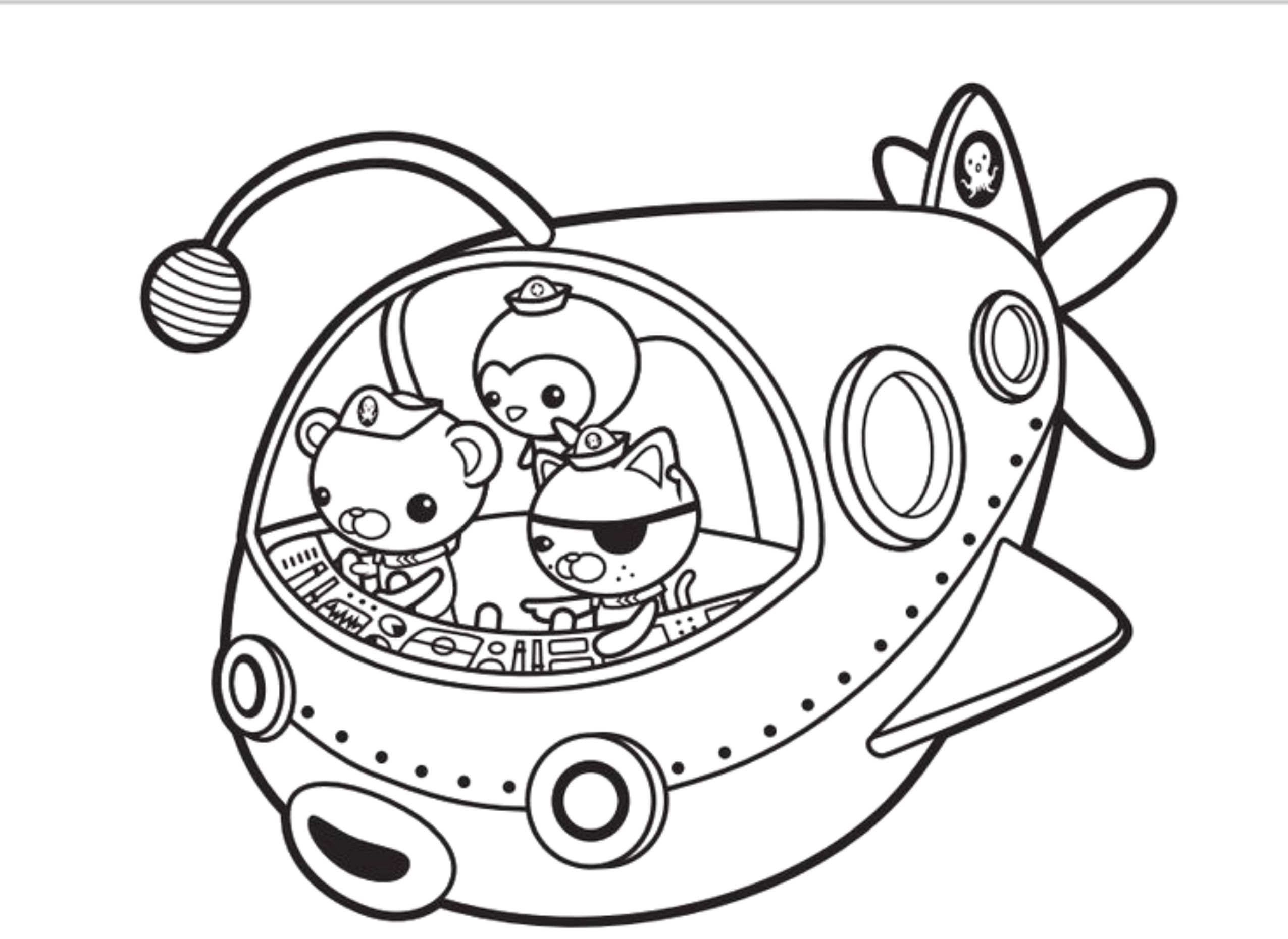 Octonauts Peso Coloring Pages At GetColorings Free Printable 