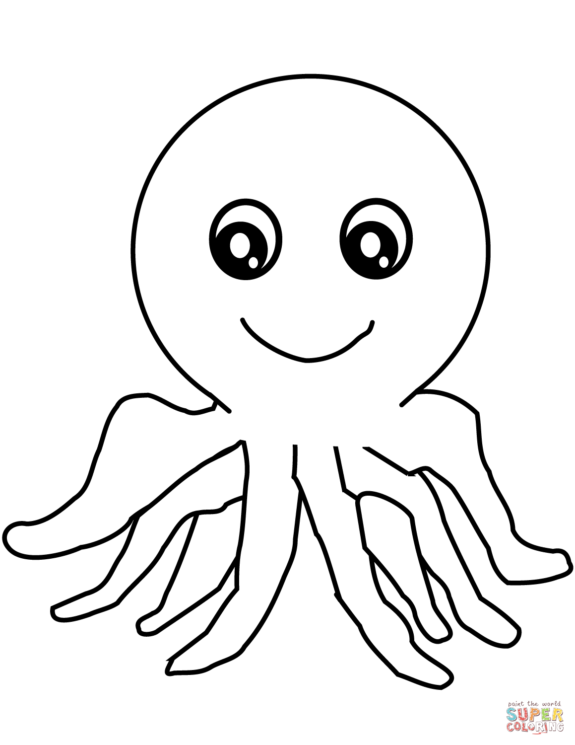 Octopus Coloring Page at GetColorings.com | Free printable colorings