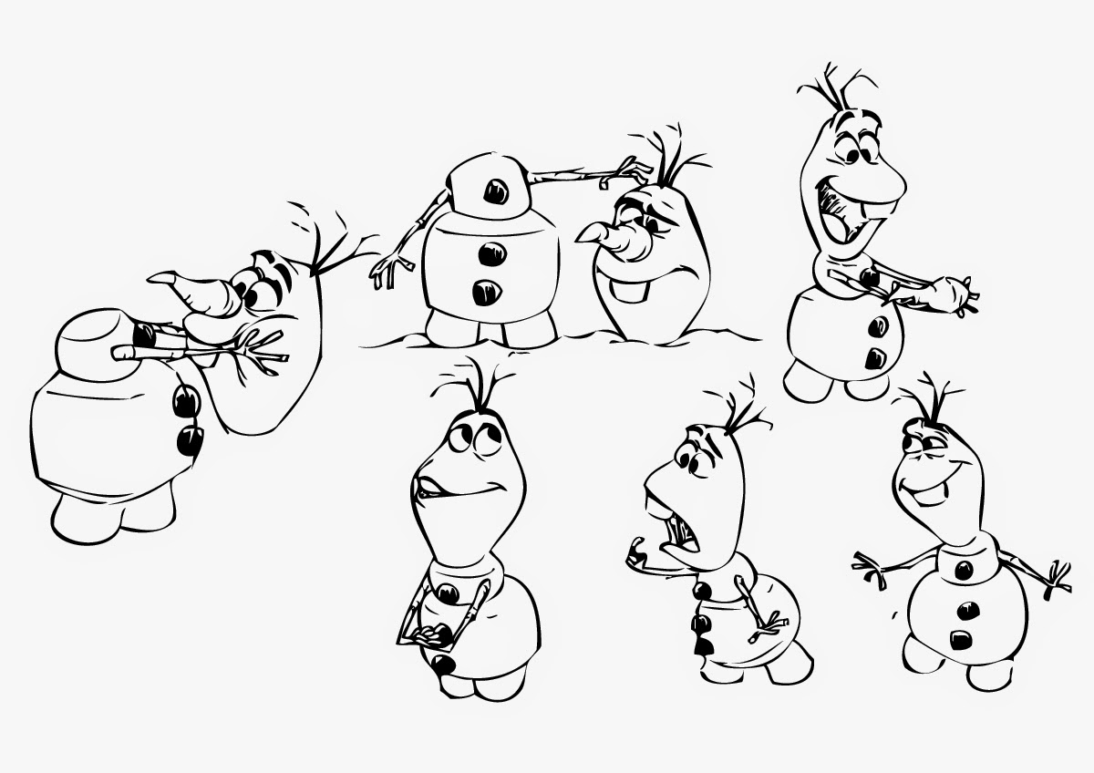 Olaf Christmas Coloring Pages At Free Printable