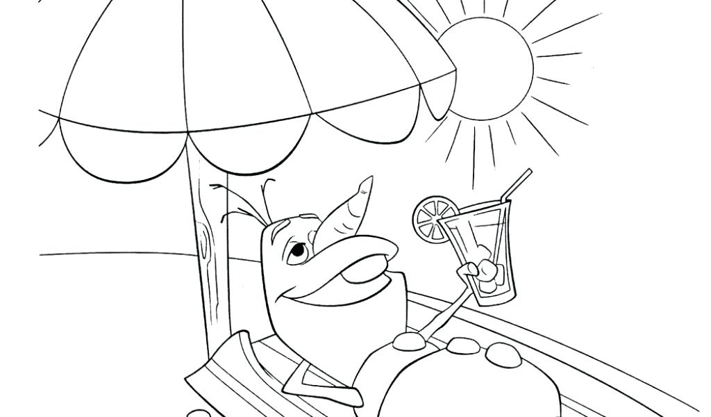 Olaf In Summer Coloring Pages at GetColorings.com | Free printable