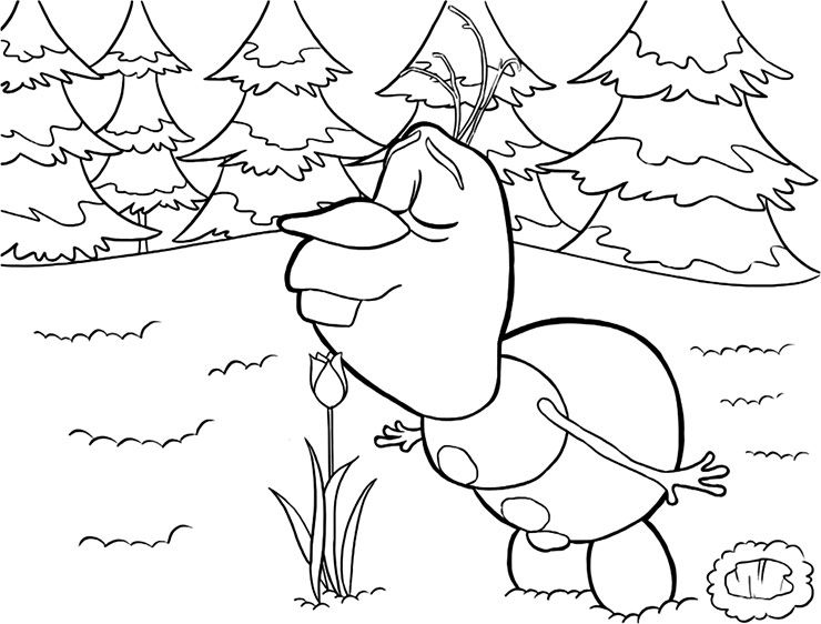 Olaf In Summer Coloring Pages at GetColorings.com | Free printable