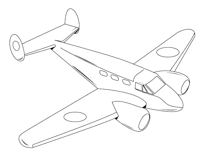 Old Airplane Coloring Pages At GetColorings
