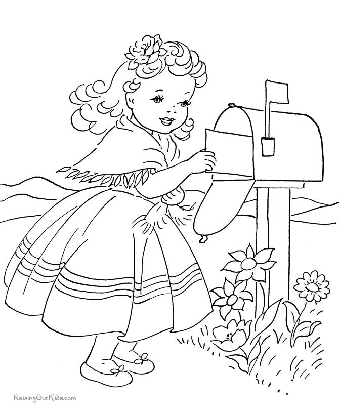 Old Fashioned Coloring Pages at GetColorings.com | Free printable
