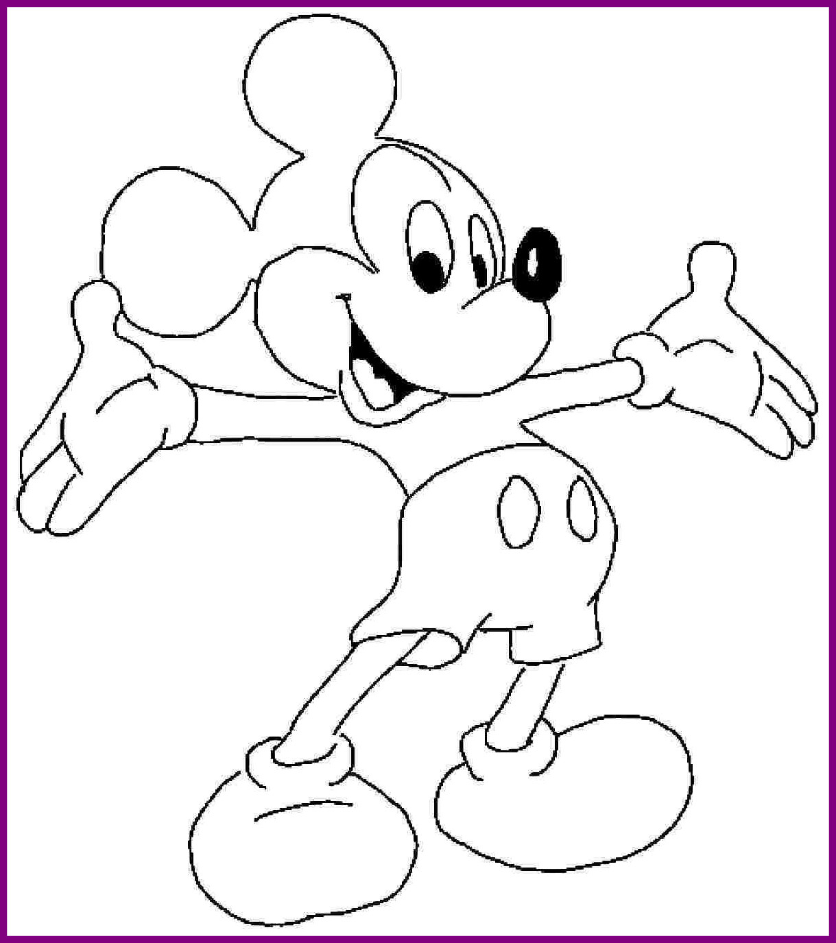 Old Mickey Mouse Coloring Pages At GetColorings Free Printable 