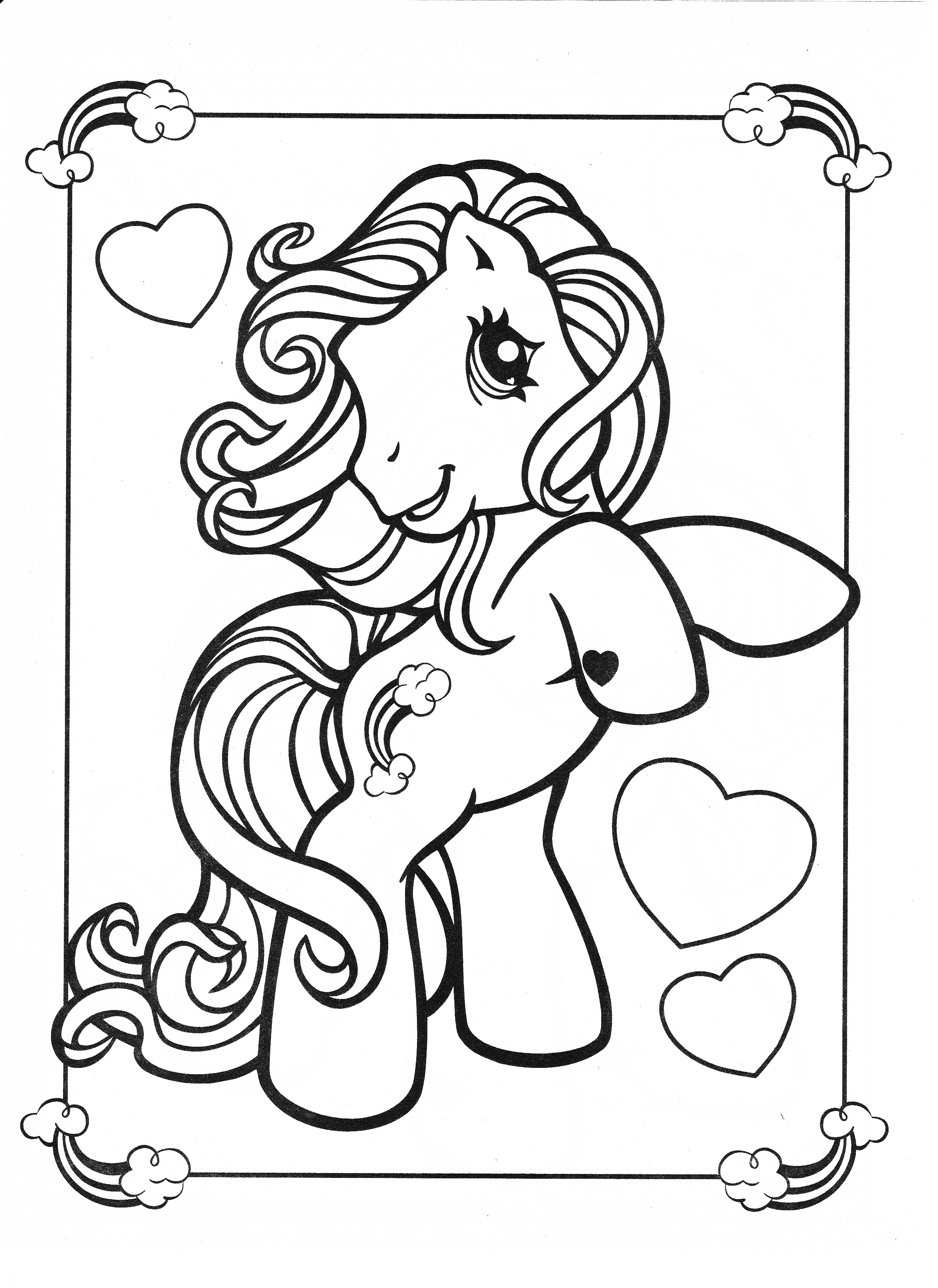 Old My Little Pony Coloring Pages at GetColorings.com | Free printable