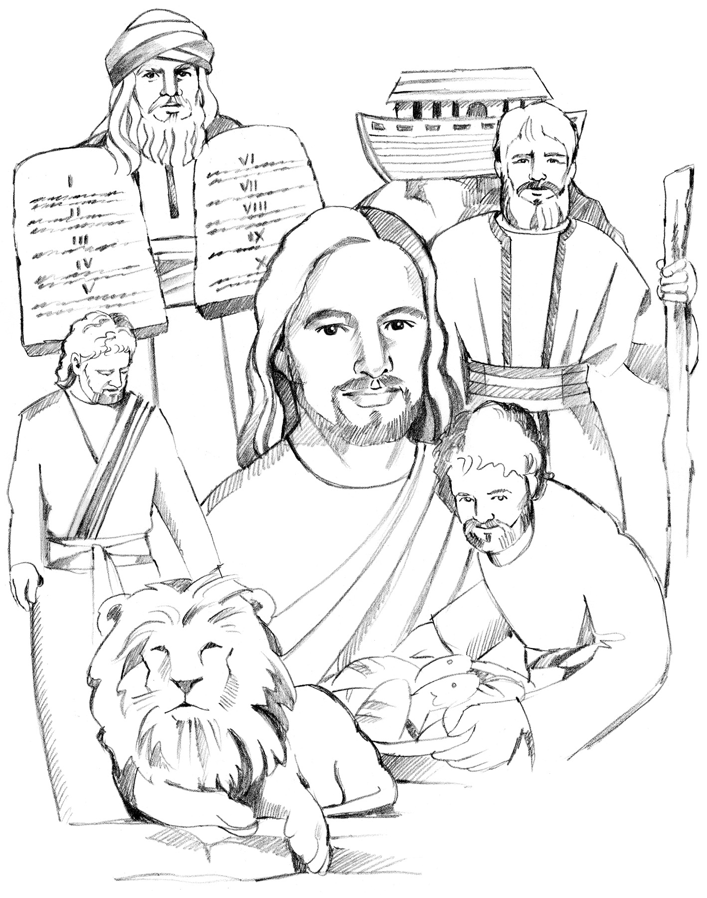 Old Testament Coloring Pages To Print at GetColorings.com | Free
