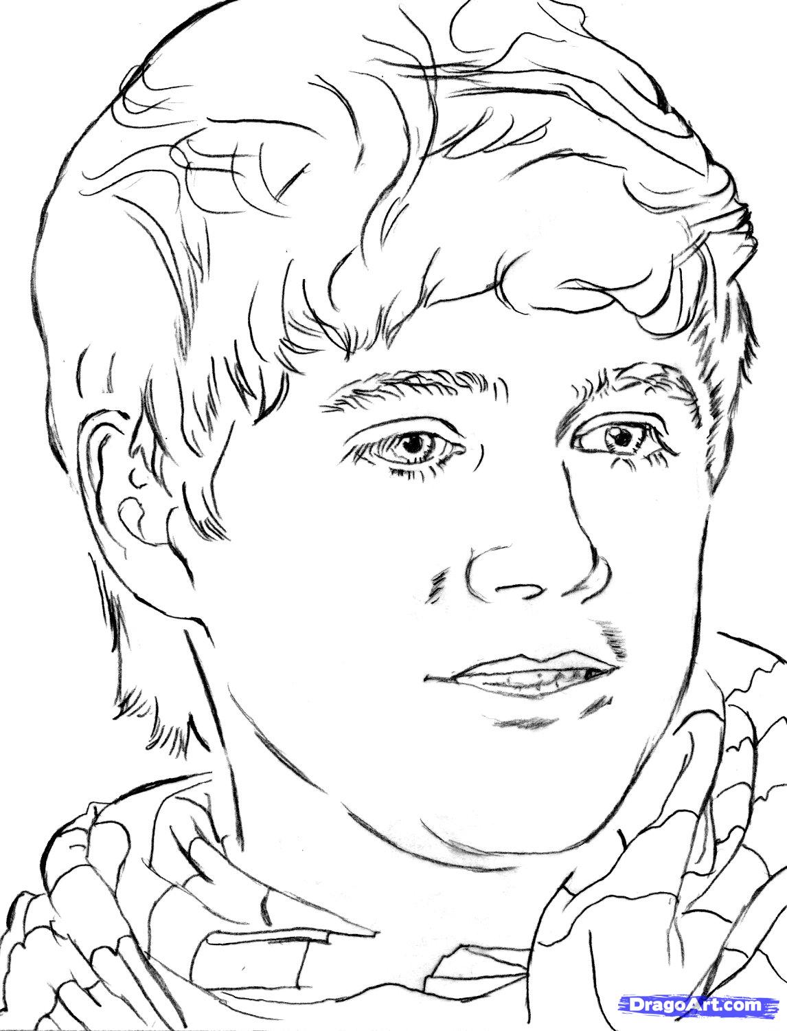 One Direction Cartoon Coloring Pages at GetColorings.com | Free