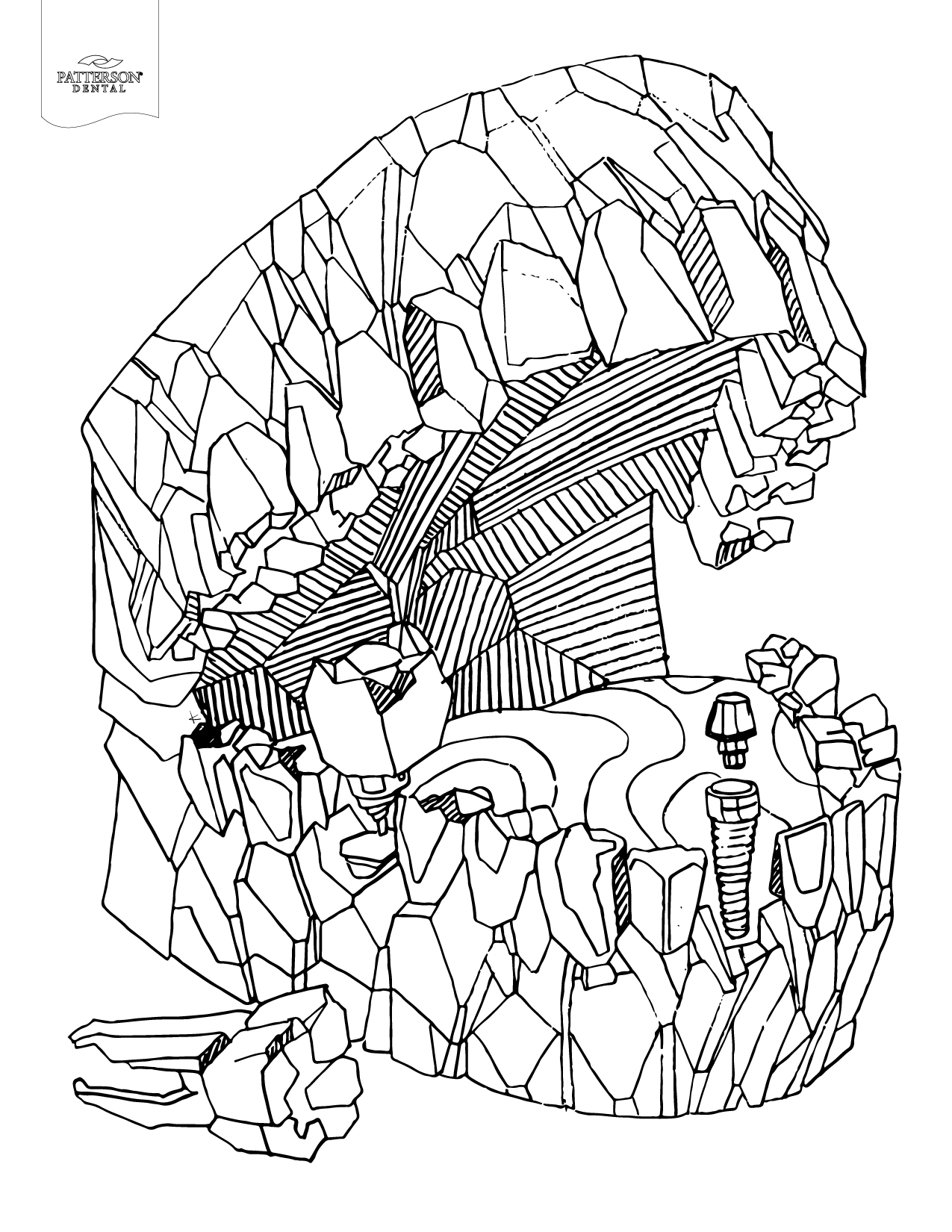 Open Mouth Coloring Page At GetColorings Free Printable Colorings