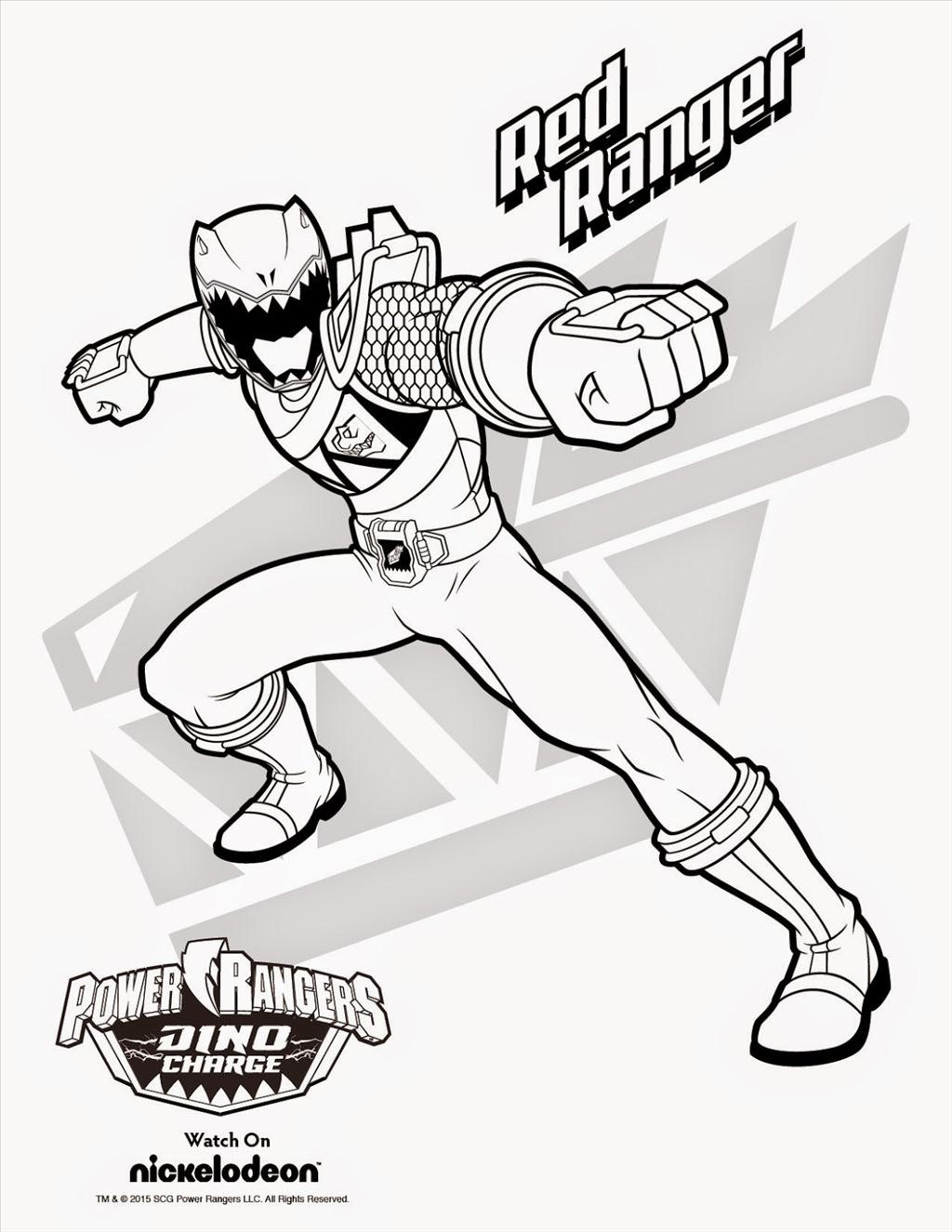 Original Power Rangers Coloring Pages at Free