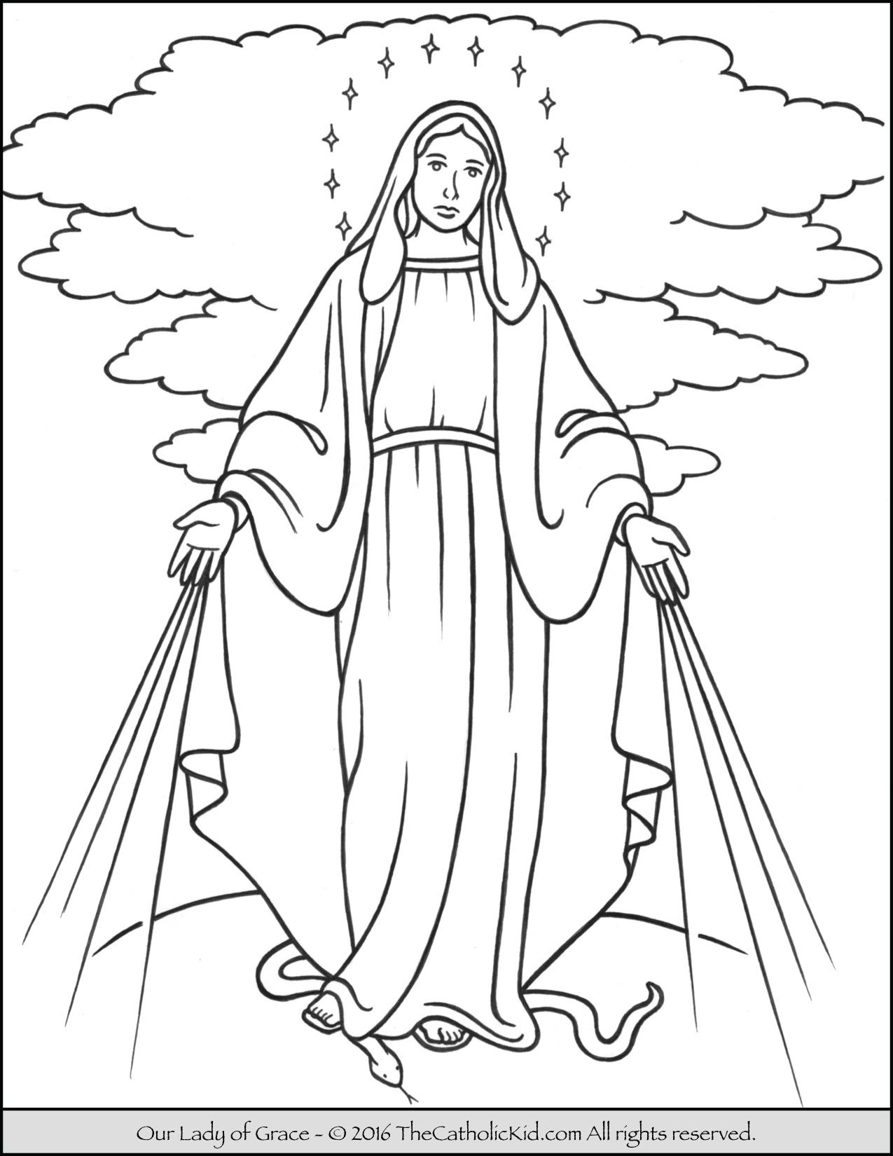 400 Simple Printable Virgen De Guadalupe Coloring Pages with Printable