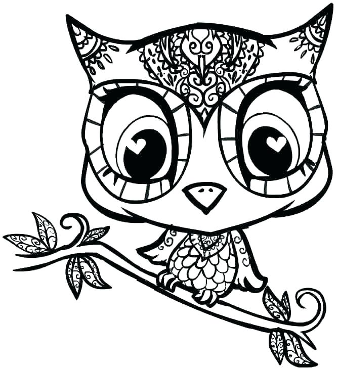 Owl Coloring Pages Preschool at GetColorings.com | Free printable