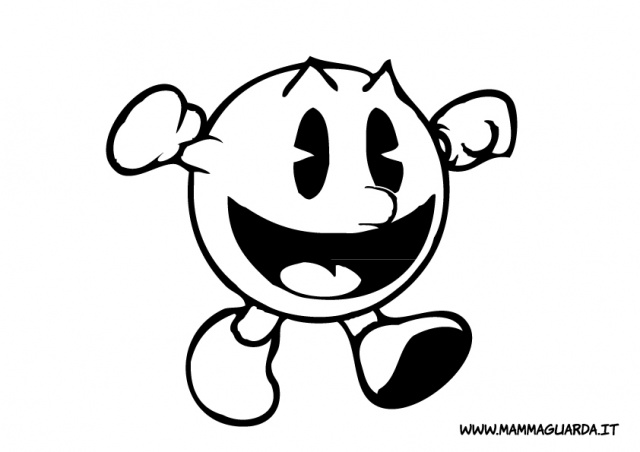 Pacman coloring page 7