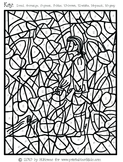 Paint By Number Coloring Pages at GetColorings.com | Free printable