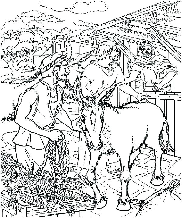 Palm Sunday Coloring Pages To Print at GetColorings.com | Free