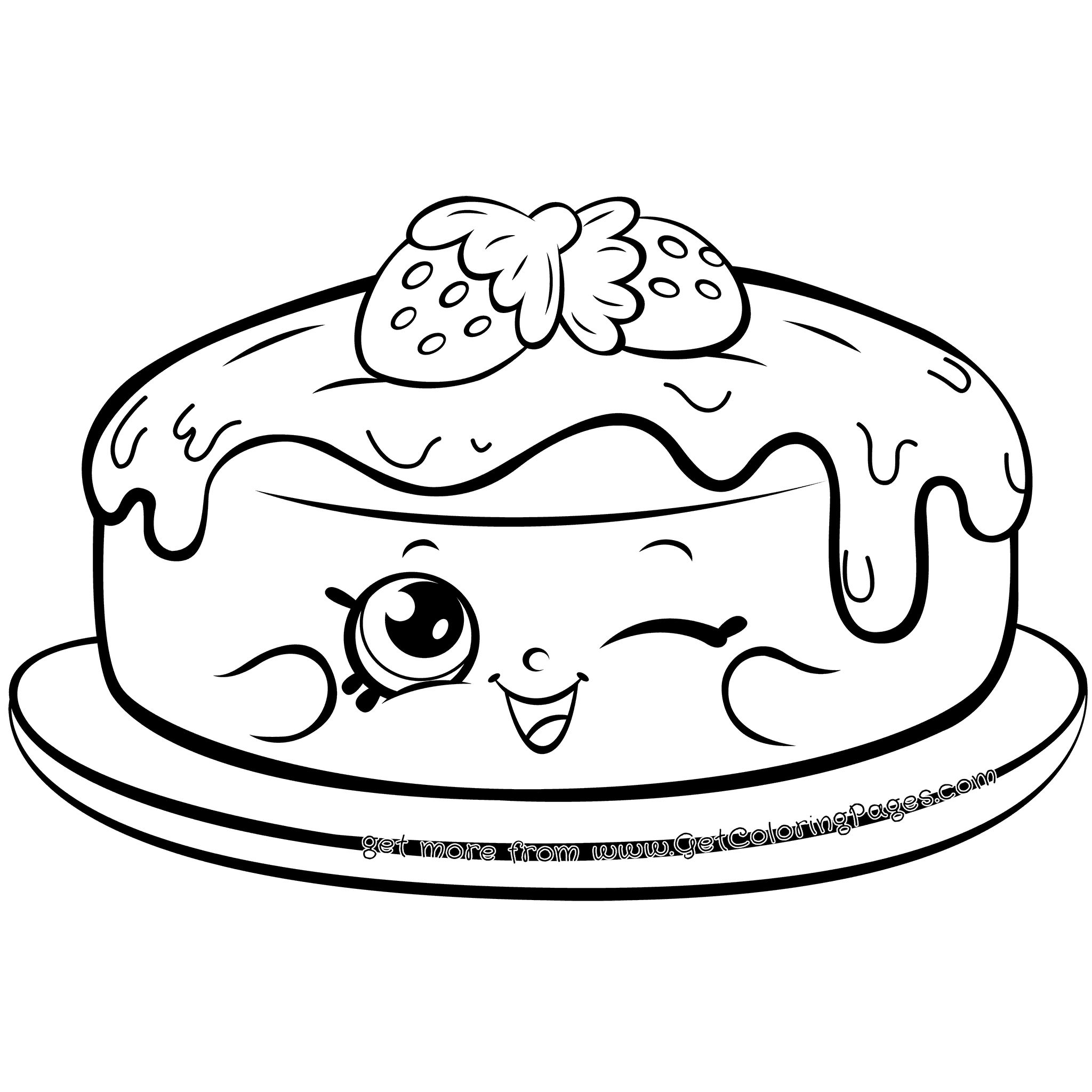 Pancake Coloring Pages at GetColorings.com | Free printable colorings