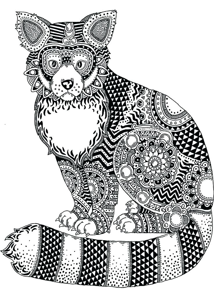 Panda Coloring Pages For Adults at GetColorings.com | Free printable