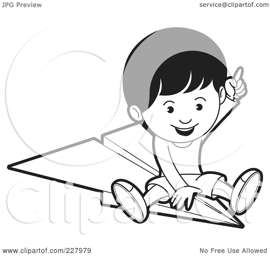 paper airplane coloring pages