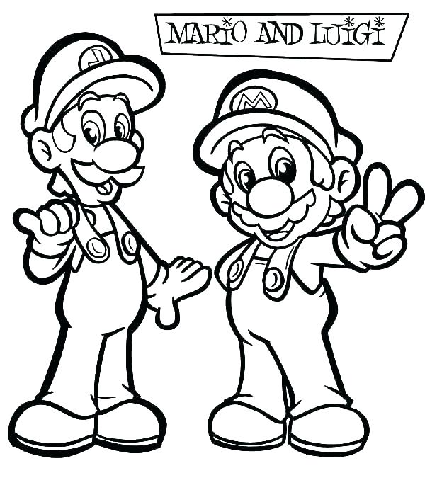 Paper Luigi Coloring Pages At Getcolorings.com | Free Printable