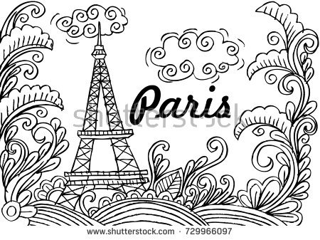 Paris Coloring Pages at GetColorings.com | Free printable colorings