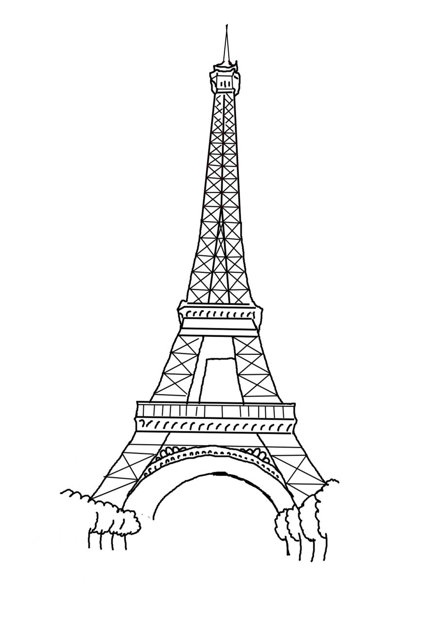 Paris France Coloring Pages at GetColorings.com | Free printable