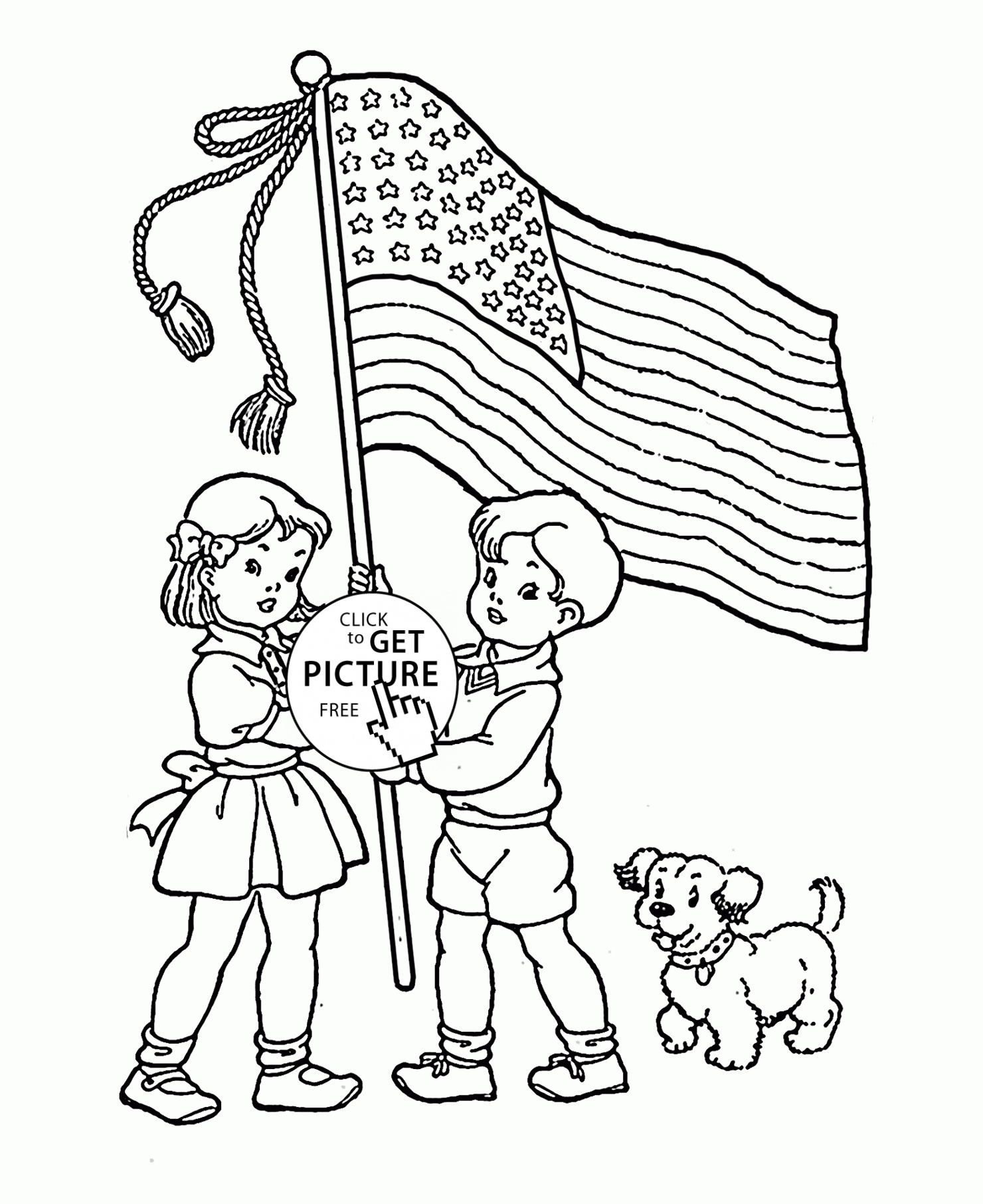 Patriotic Printable Coloring Pages at GetColorings.com | Free printable