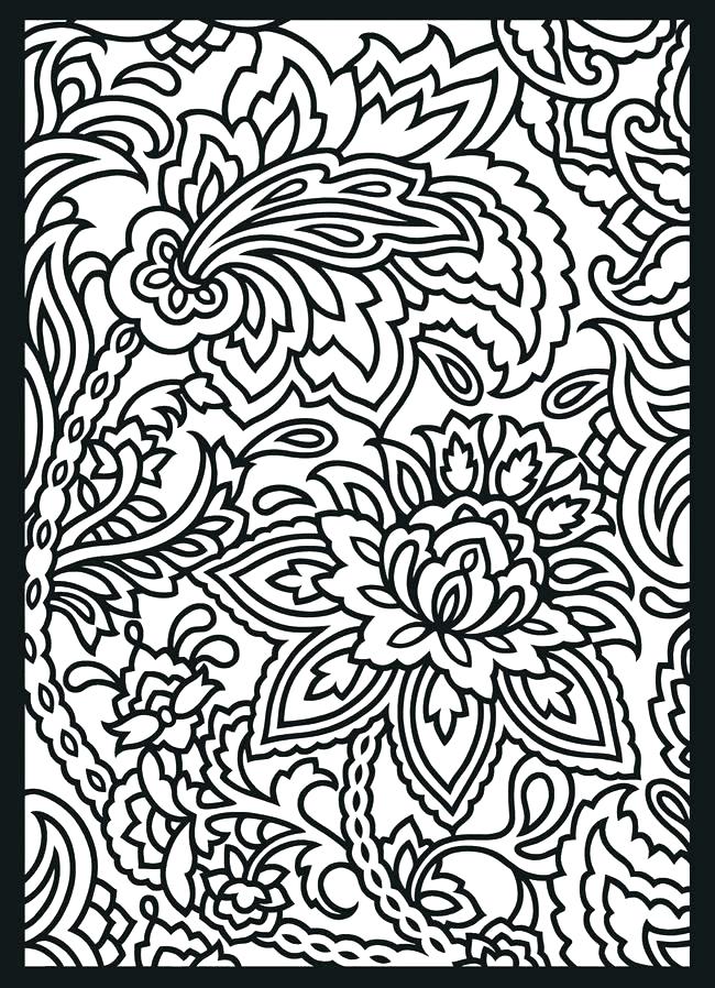 Patterns And Designs Coloring Pages at Free