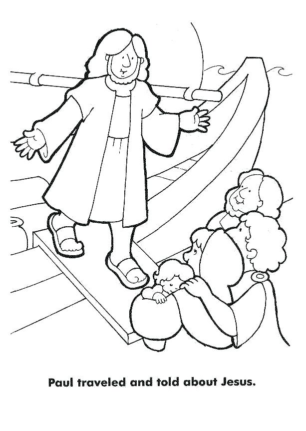 Paul And Silas Coloring Page At Getcolorings Free Printable