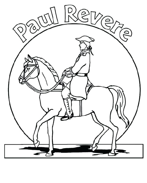 Paul Revere Coloring Pages at Free printable
