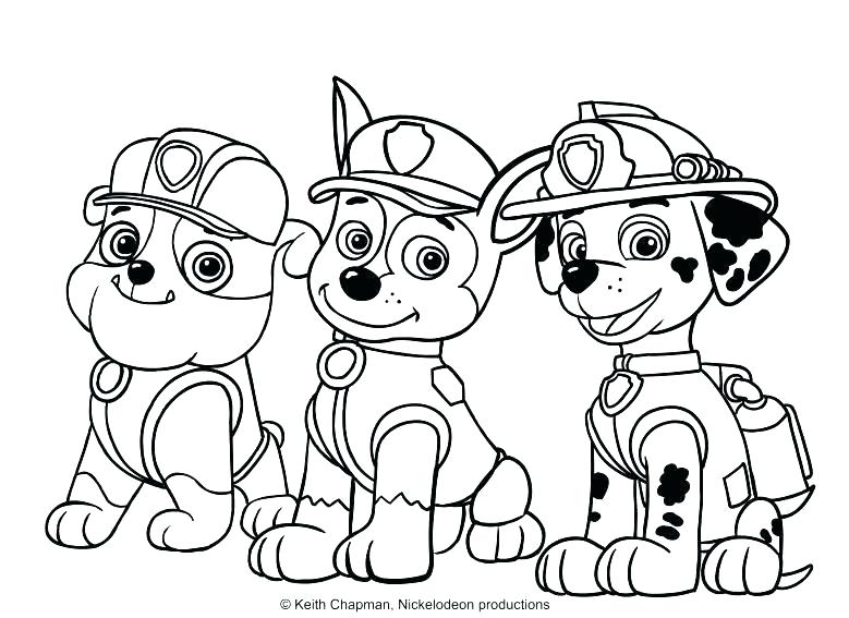 Paw Patrol Birthday Coloring Pages at Free printable colorings pages to print