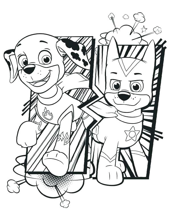 Paw Patrol Christmas Coloring Pages at GetColorings.com | Free