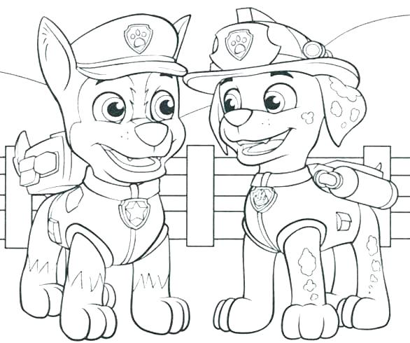 Paw Patrol Coloring Pages Halloween at GetColorings.com | Free