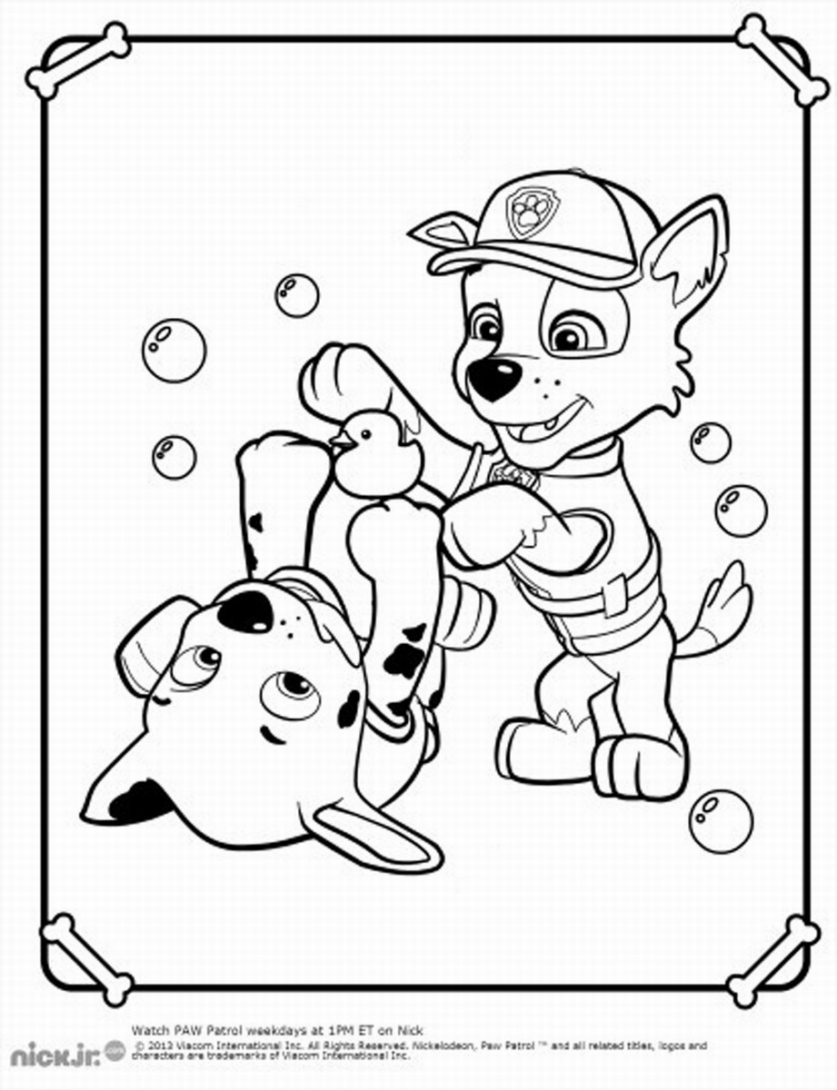 Paw Patrol Coloring Pages Sky At GetColorings Free Printable