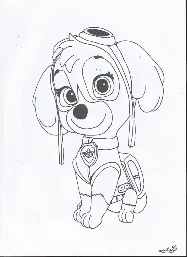Paw Patrol Coloring Pages Sky at GetColorings.com | Free printable