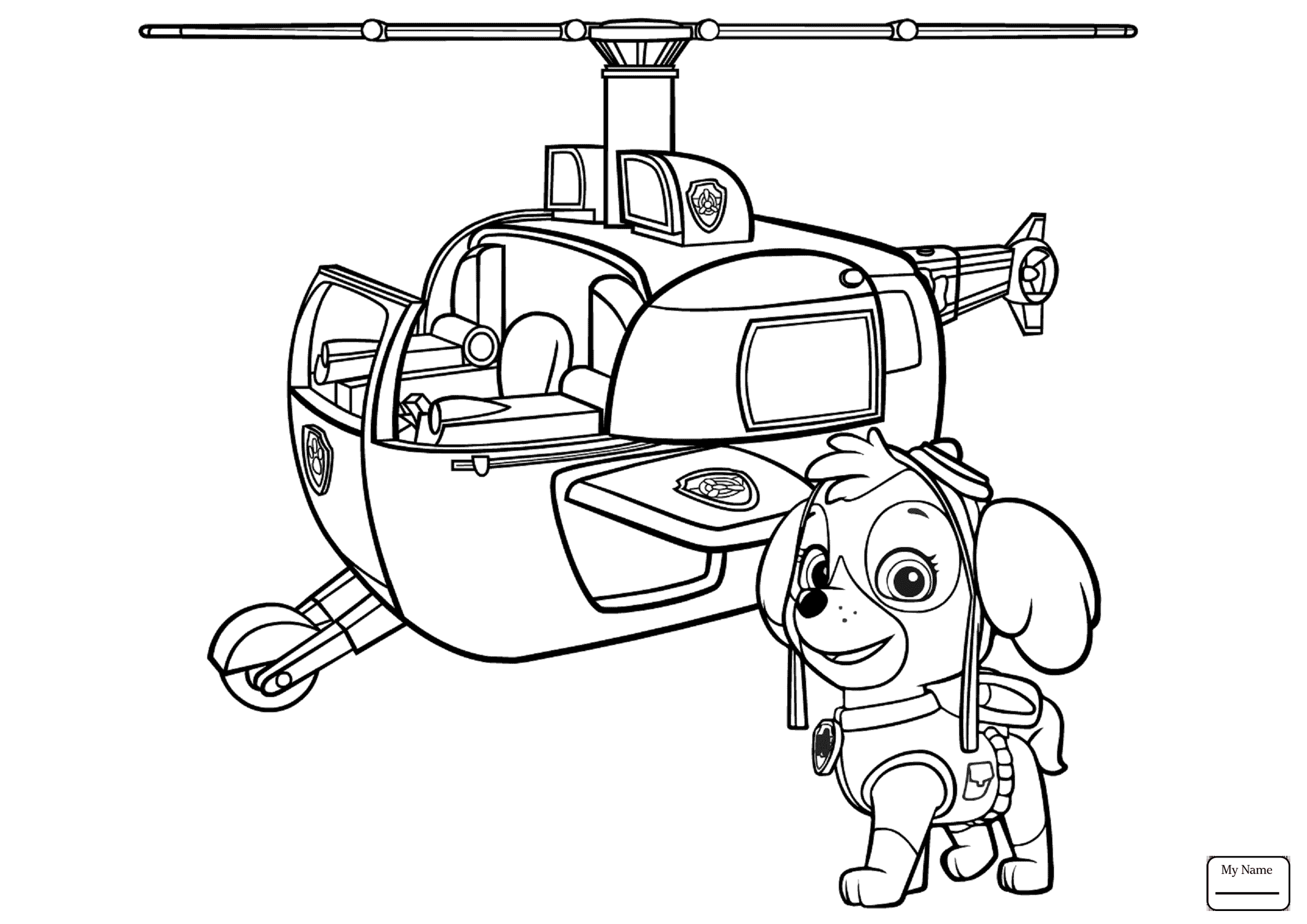 Paw Patrol Everest Coloring Page at GetColorings.com | Free printable